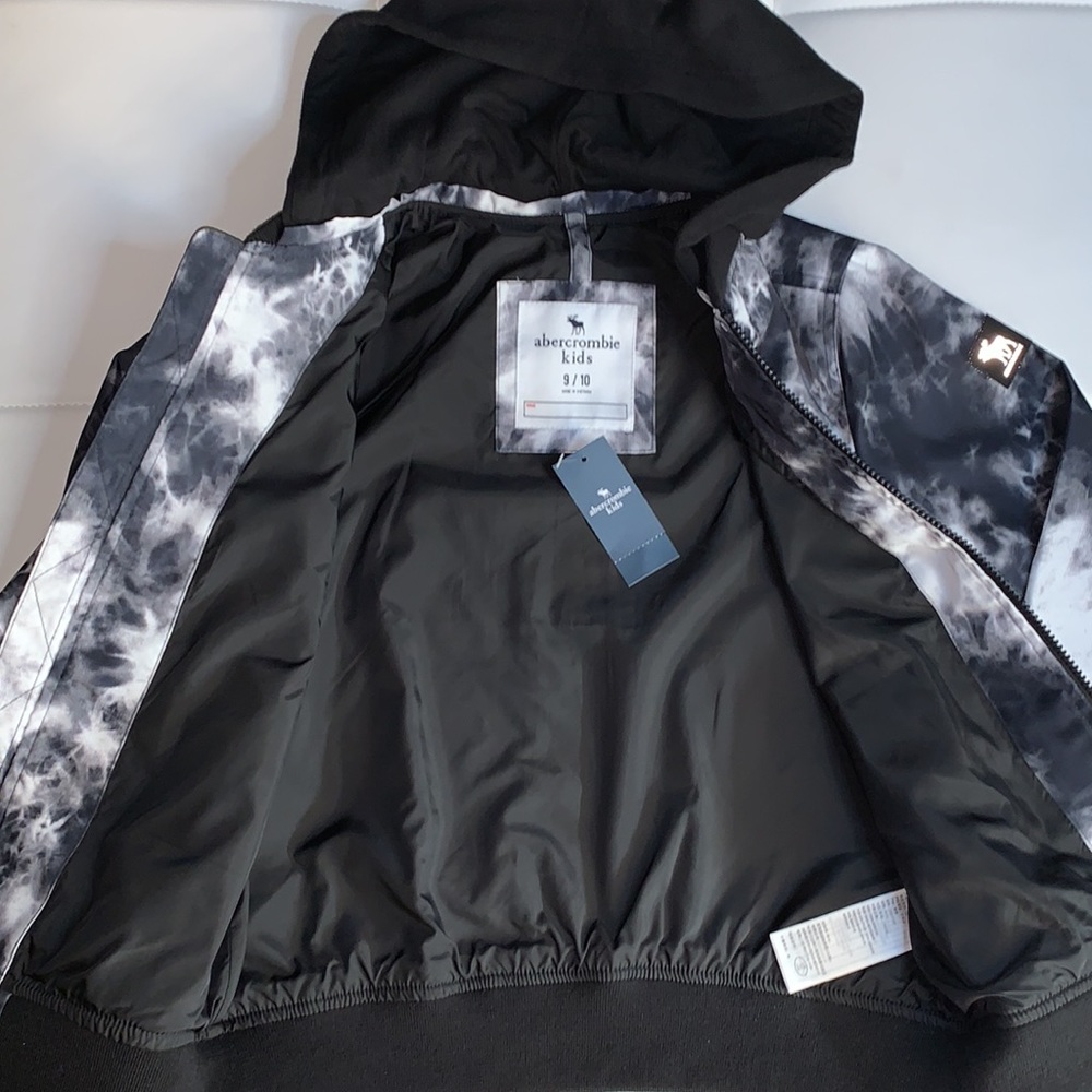 Abercrombie Kids Tie-Dye Bomber Jacket - Picture 3 of 9